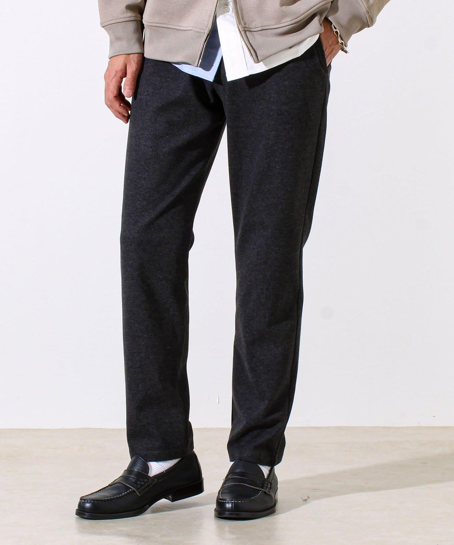 【Deep Shape】微絨彈力休閒褲