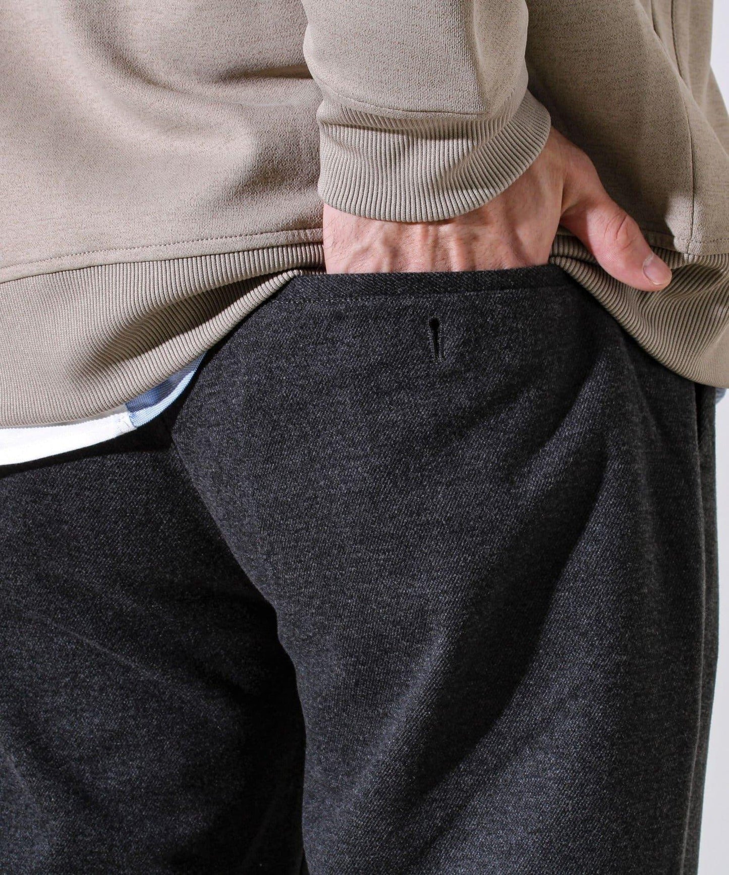 【Deep Shape】微絨彈力休閒褲