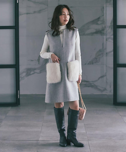 【miki監修・復刻】口袋毛絨呢夾克