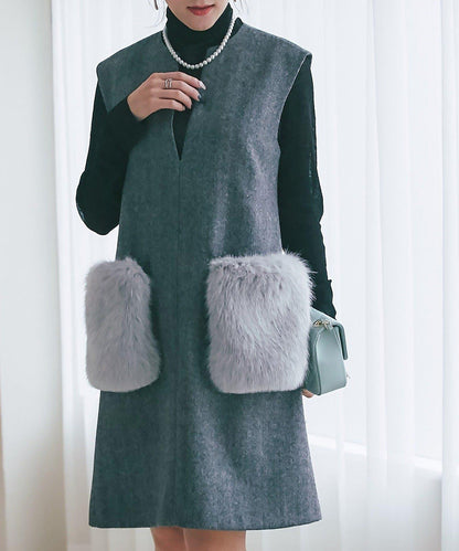 【miki監修・復刻】口袋毛絨呢夾克