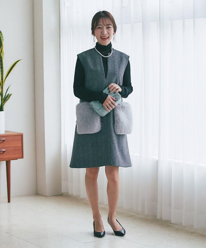 【miki監修・復刻】口袋毛絨呢夾克