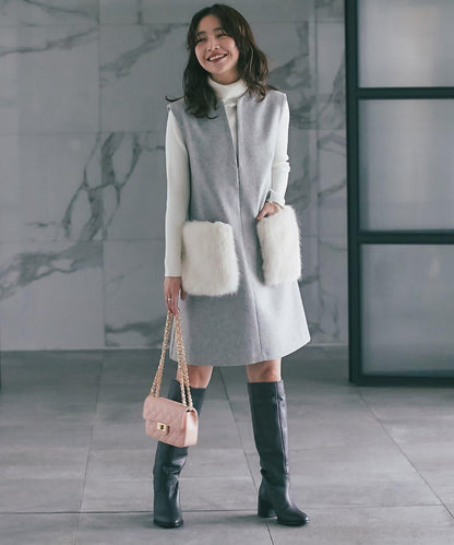 【miki監修・復刻】口袋毛絨呢夾克