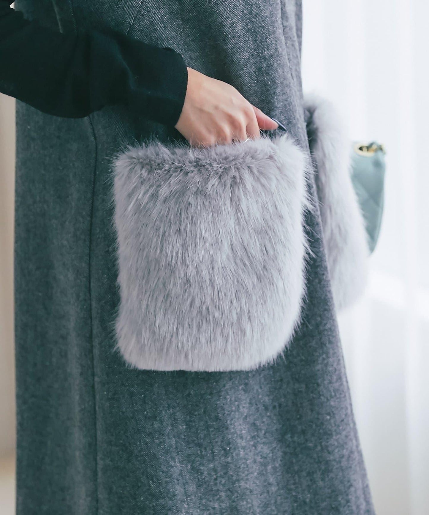 【miki監修・復刻】口袋毛絨呢夾克