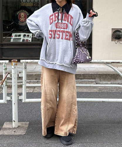 帶領蕾絲蝴蝶結開衫