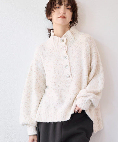 【時尚編織】亮絲結2way高領毛衣/預計1月中旬發貨