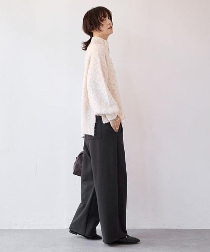 【時尚編織】亮絲結2way高領毛衣/預計1月中旬發貨