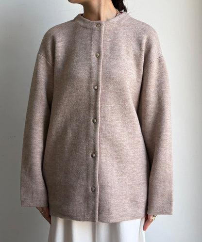 雙面針織短款大衣