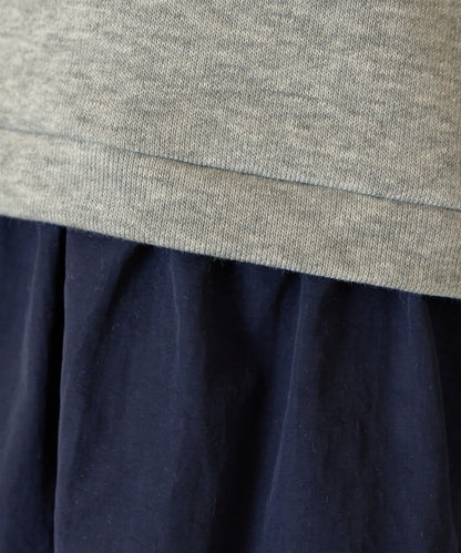 層疊風格尼龍連衣裙