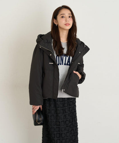 大人休閒風工裝風純羽絨