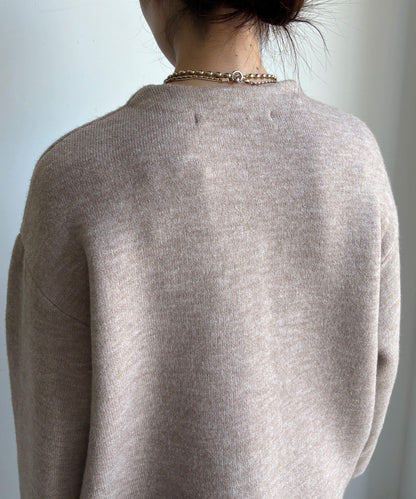 雙面針織短款大衣