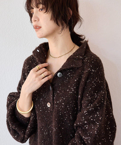 【時尚編織】亮絲結2way高領毛衣/預計1月中旬發貨