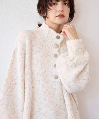 【時尚編織】亮絲結2way高領毛衣/預計1月中旬發貨