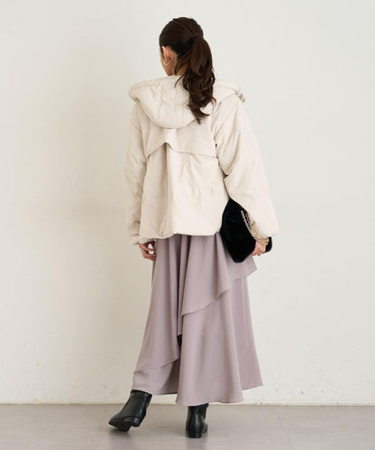 大人休閒風工裝風純羽絨