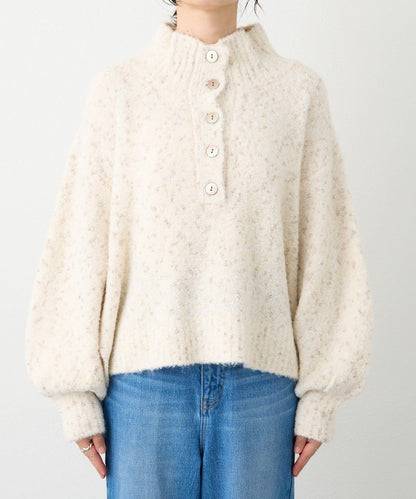 【時尚編織】亮絲結2way高領毛衣/預計1月中旬發貨