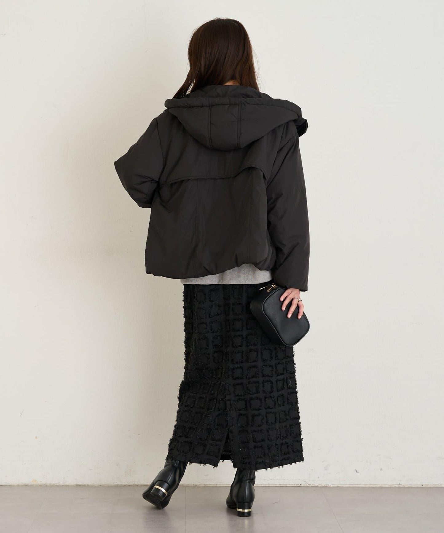 大人休閒風工裝風純羽絨