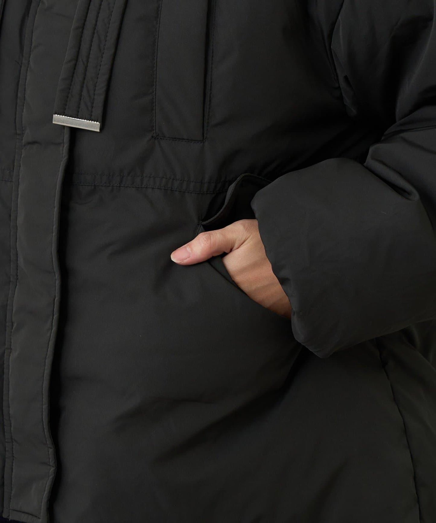 大人休閒風工裝風純羽絨