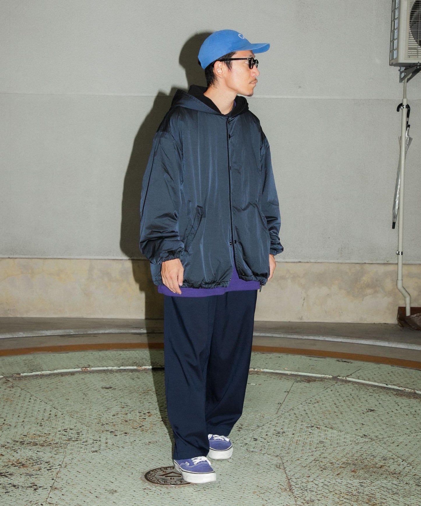 Dad 尼龍教練夾克大衣