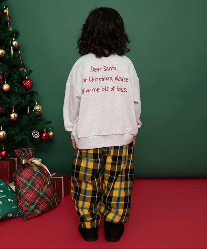 【リンク】格子長褲 10分丈