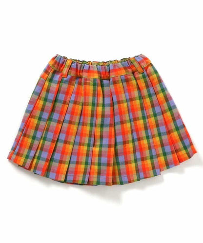 【リンク】格紋百褶裙褲