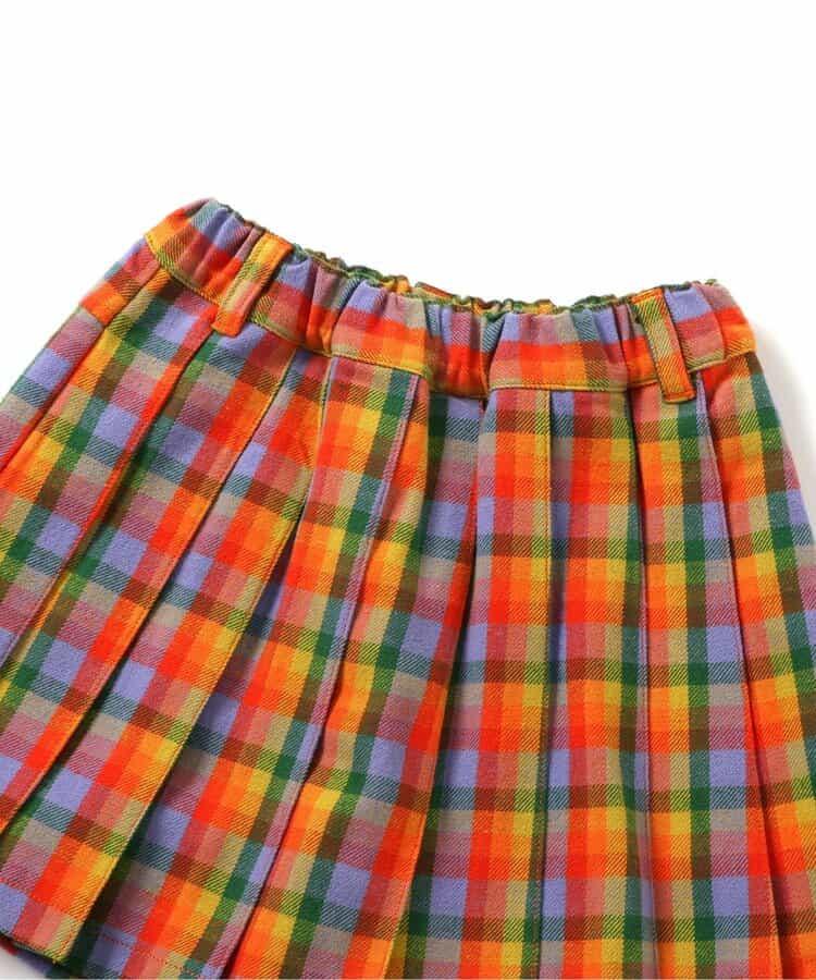 【リンク】格紋百褶裙褲