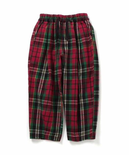 【リンク】格子長褲 10分丈