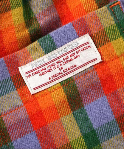 【リンク】格紋百褶裙褲