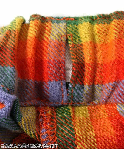 【リンク】格紋百褶裙褲