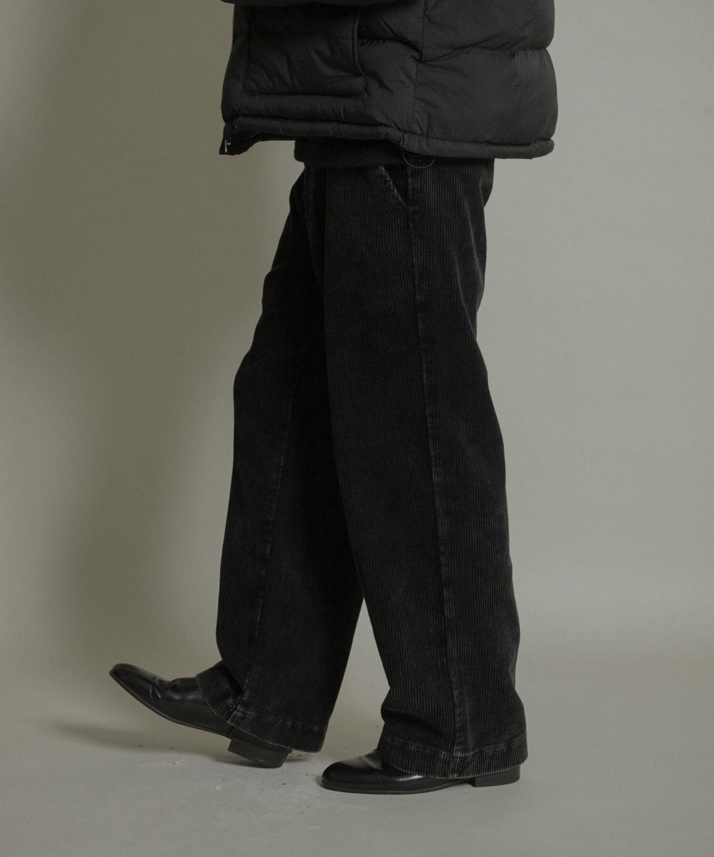 化學纖維燈芯絨直筒褲