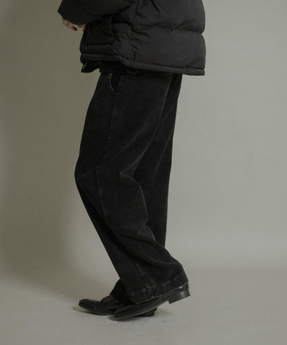 化學纖維燈芯絨直筒褲