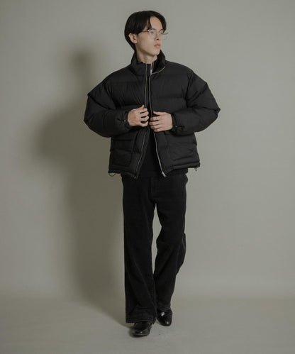 化學纖維燈芯絨直筒褲