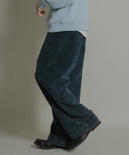 化學纖維燈芯絨直筒褲