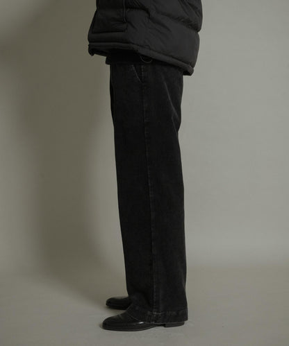 化學纖維燈芯絨直筒褲