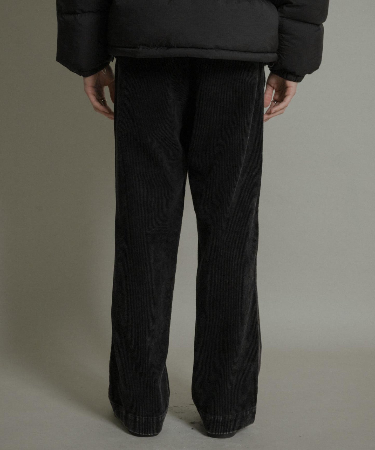 化學纖維燈芯絨直筒褲