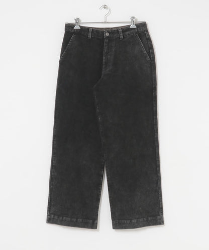 化學纖維燈芯絨直筒褲