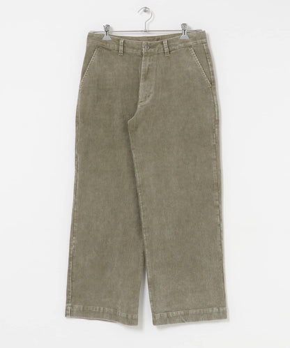 化學纖維燈芯絨直筒褲