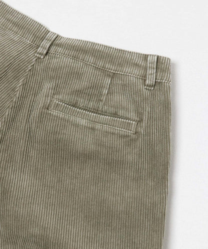 化學纖維燈芯絨直筒褲