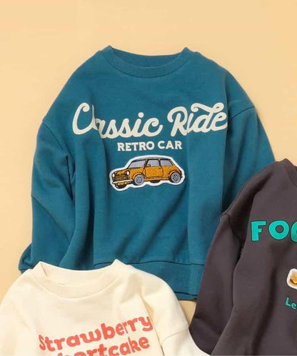 保暖繡花貼布衛衣