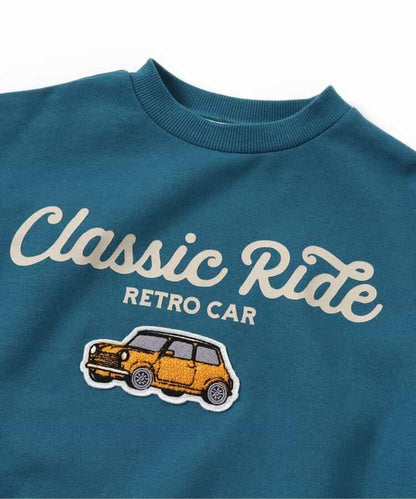 保暖繡花貼布衛衣