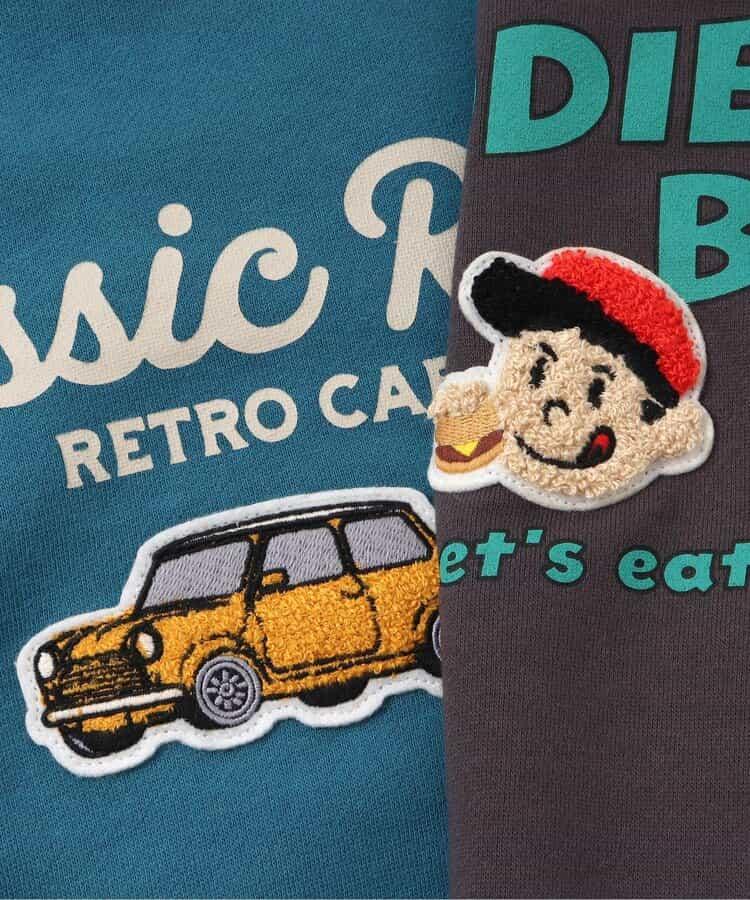 保暖繡花貼布衛衣