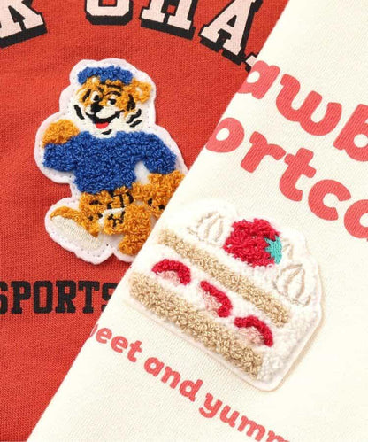 保暖繡花貼布衛衣