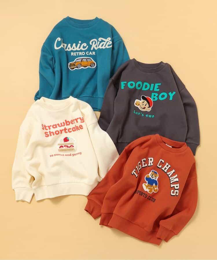 保暖繡花貼布衛衣