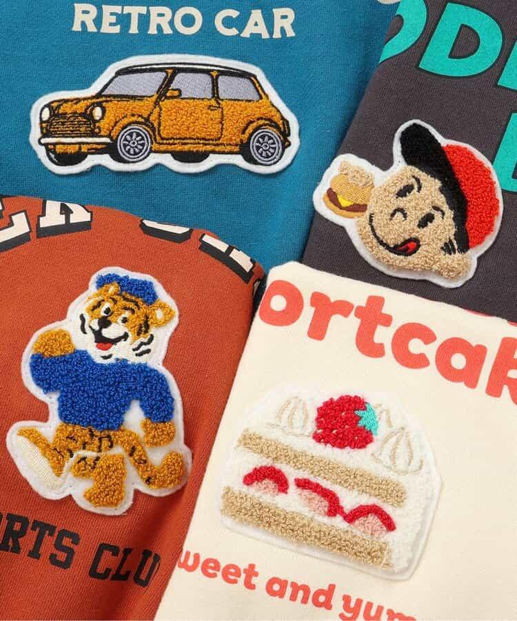 保暖繡花貼布衛衣