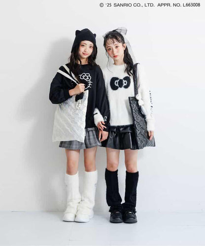 拼色荷葉邊裙褲2