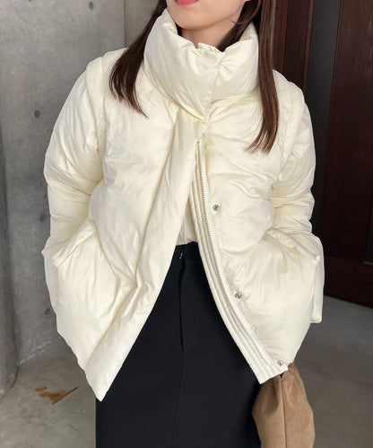 【輕量/保溫性優越】2WAY中棉羽絨夾克