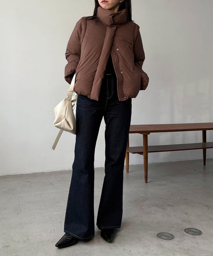 【輕量/保溫性優越】2WAY中棉羽絨夾克