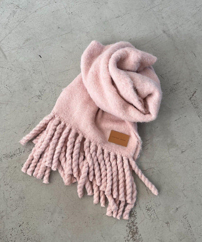 馬海毛拉絨圍巾