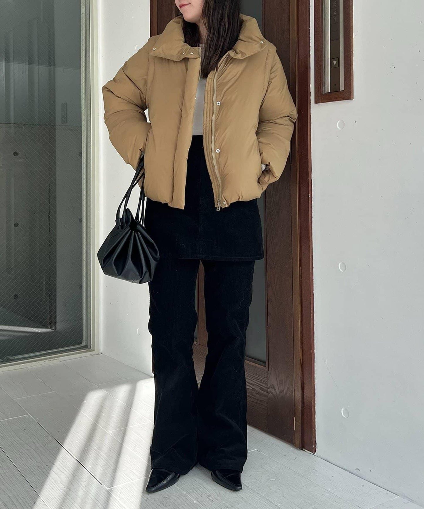 【輕量/保溫性優越】2WAY中棉羽絨夾克