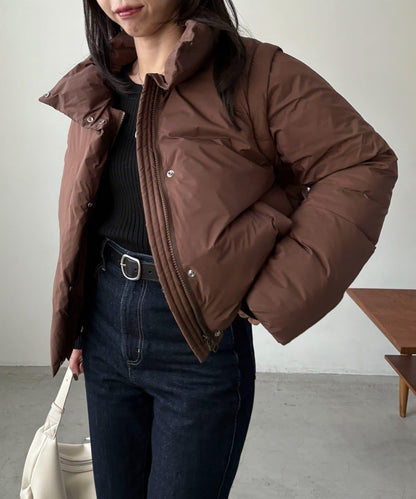 【輕量/保溫性優越】2WAY中棉羽絨夾克