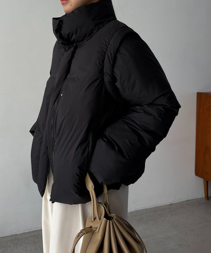 【輕量/保溫性優越】2WAY中棉羽絨夾克