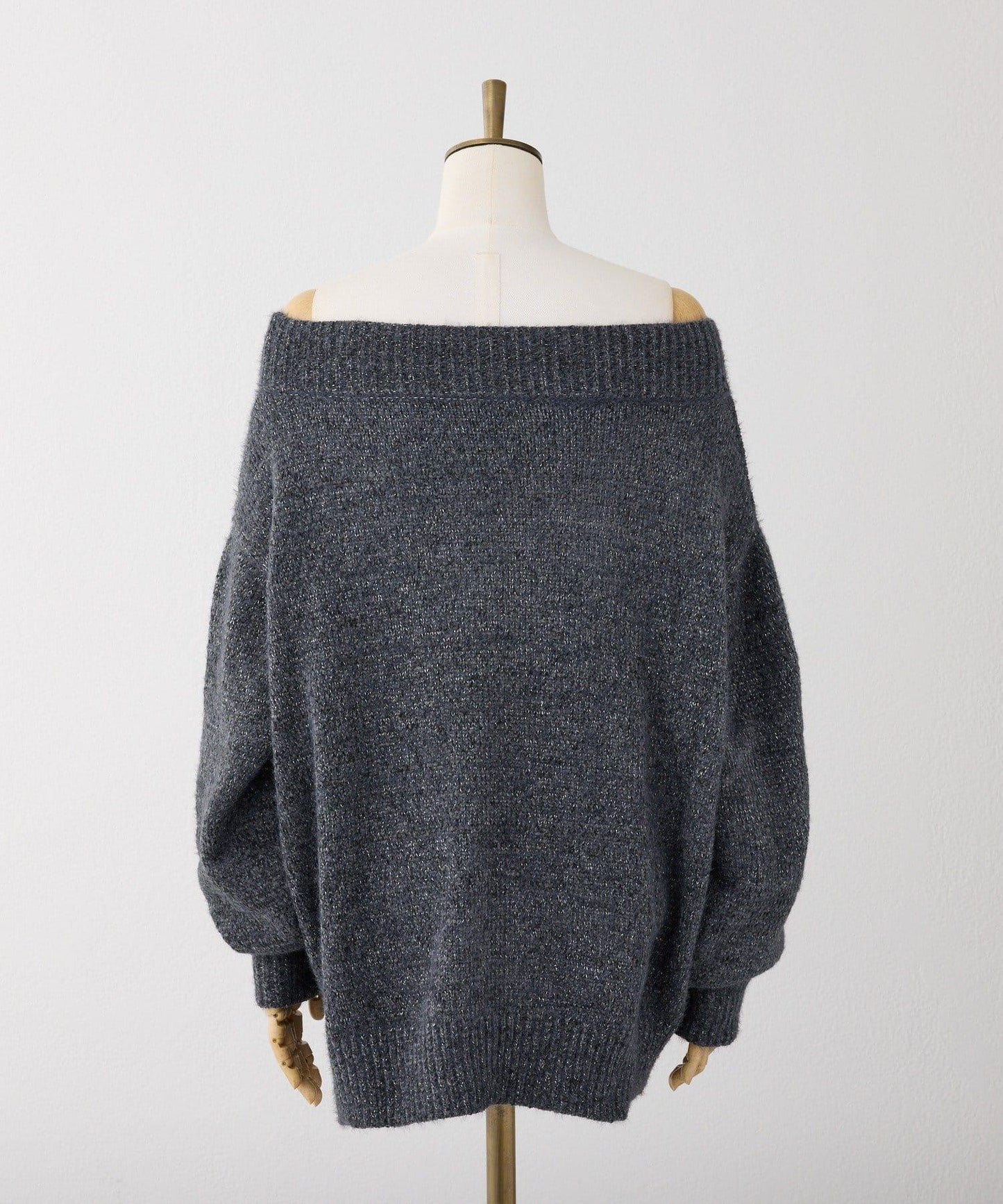 附胸針天鵝絨毛線迷你針織連衣裙